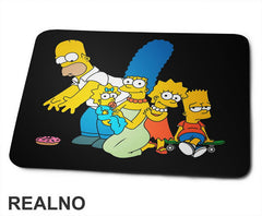 Svi zajedno - Family - The Simpsons - Simpsonovi - Podloga za miš
