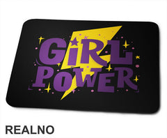 Girl Power - Purple And Yellow - Podloga za miš