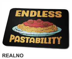 Endless Pastability - Yellow Letters - Hrana - Food - Podloga za miš
