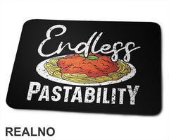 Endless Pastability - White Letters - Hrana - Food - Podloga za miš