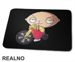 Stewie Rides A Bike - Family Guy - Podloga za miš