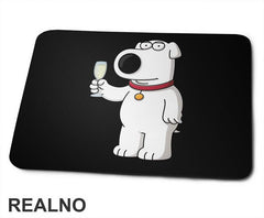 Brian And A Drink - Family Guy - Podloga za miš