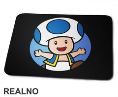 Plava Pečurkica - Super Mario - Podloga za miš