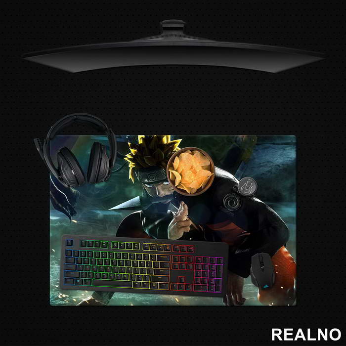 With Knife - Naruto - Podmetač za sto