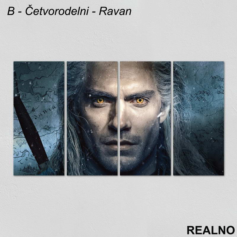 The Witcher - Slika na platnu - Kanvas