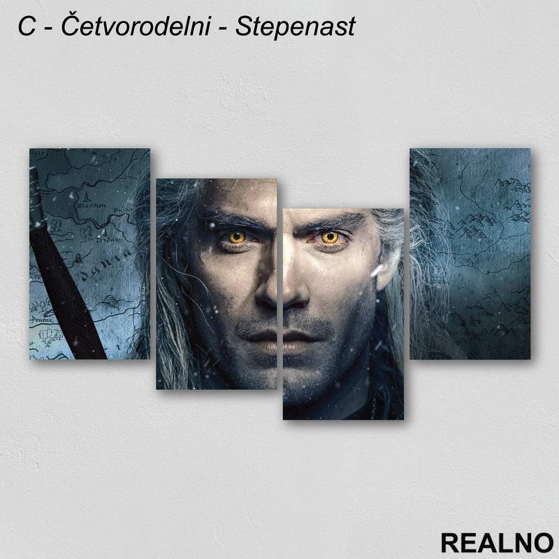 The Witcher - Slika na platnu - Kanvas