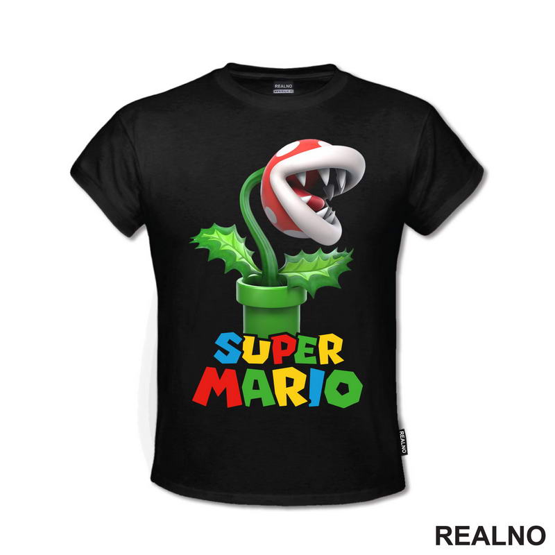 Biljka pirana - Super Mario - Majica
