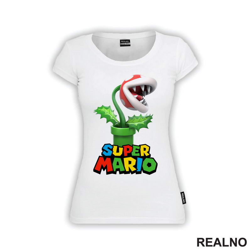 Biljka pirana - Super Mario - Majica