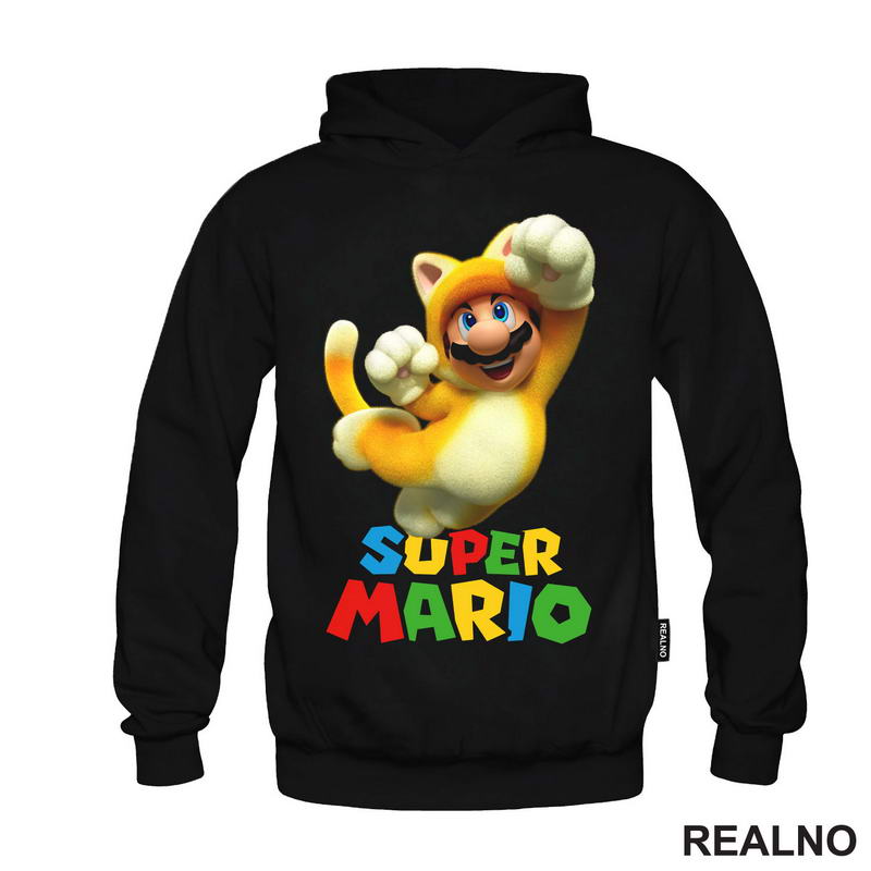 Mačka - Mario Cat - Super Mario - Majica