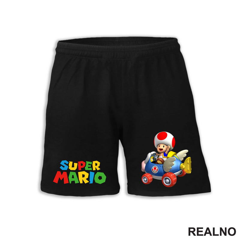Pečurkica vozi karting - Toad - Super Mario - Majica