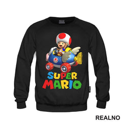 Pečurkica vozi karting - Toad - Super Mario - Majica