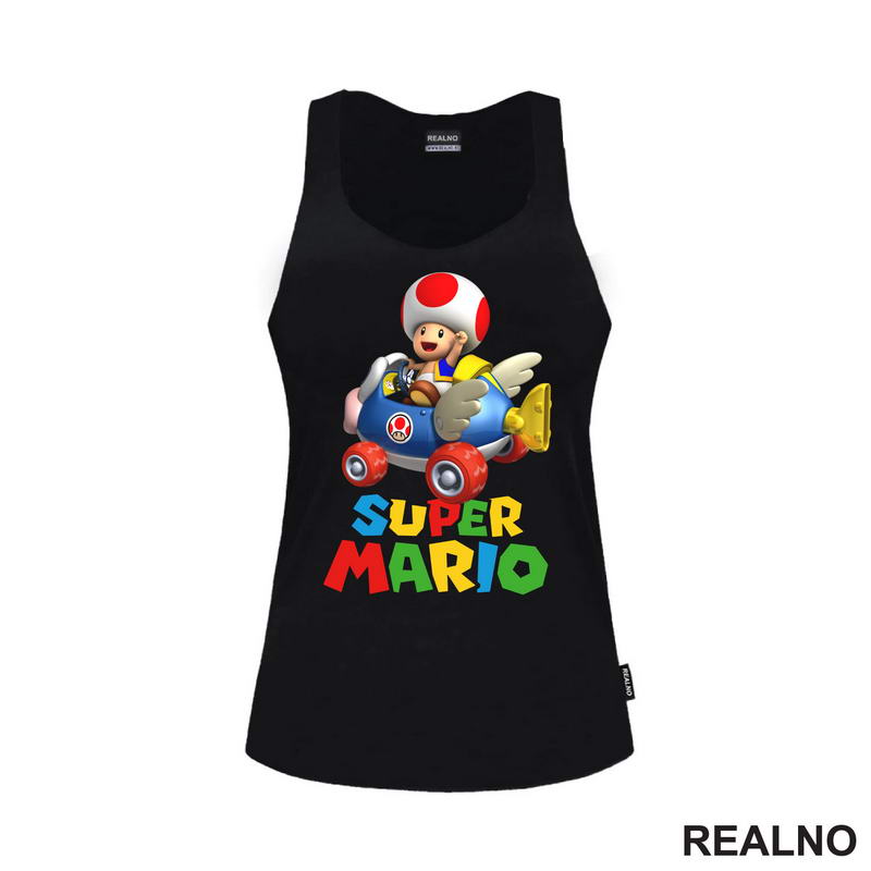 Pečurkica vozi karting - Toad - Super Mario - Majica