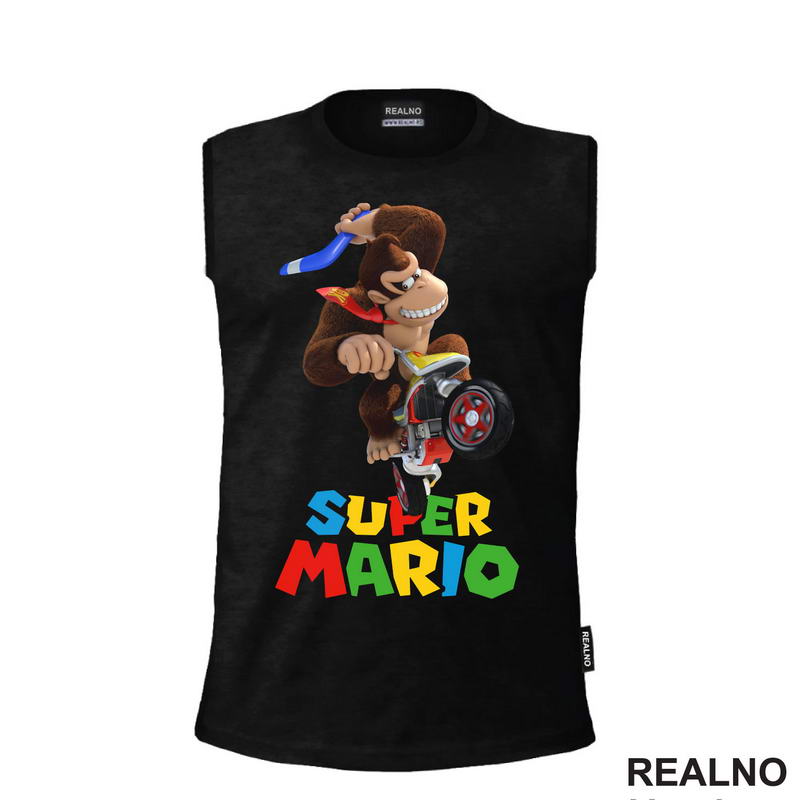 Donki Kong vozi karting - Super Mario - Majica