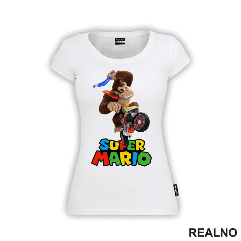 Donki Kong vozi karting - Super Mario - Majica