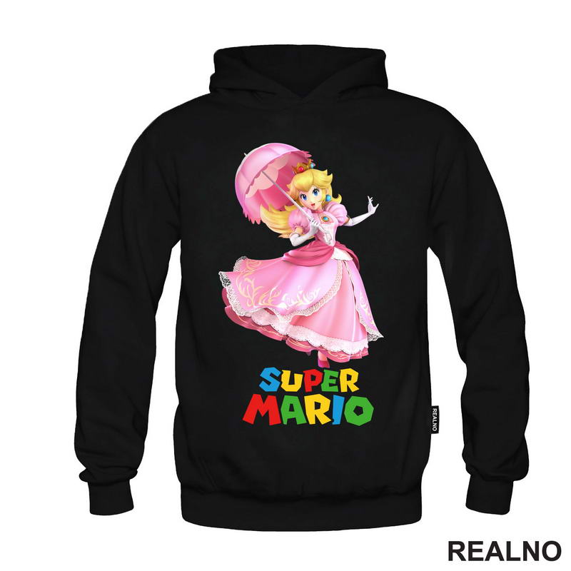 Princeza Breskvica - Princess Peach - Rozi Kišobran - Super Mario - Majica