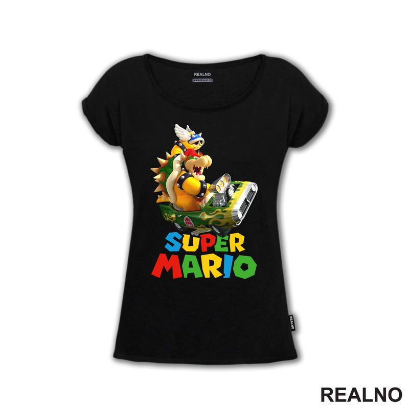 Bauzer vozi karting - Super Mario - Majica