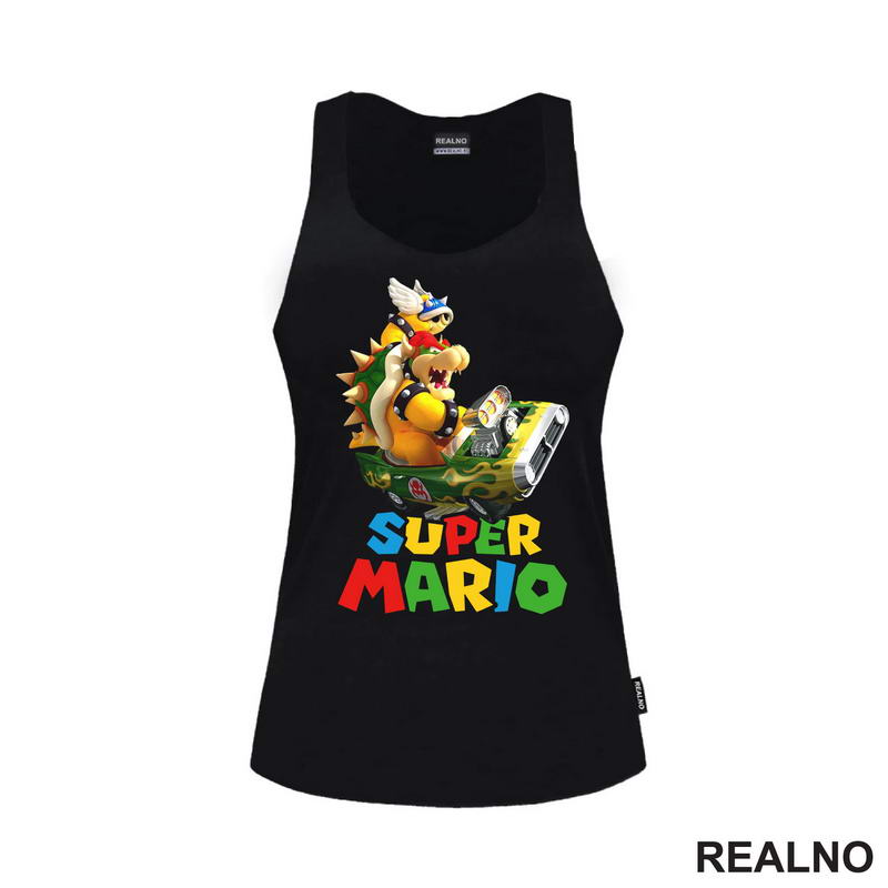 Bauzer vozi karting - Super Mario - Majica