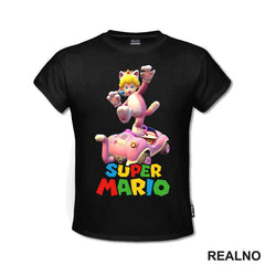 Princeza Breskvica - Mačka - Cat Peach - Super Mario - Majica