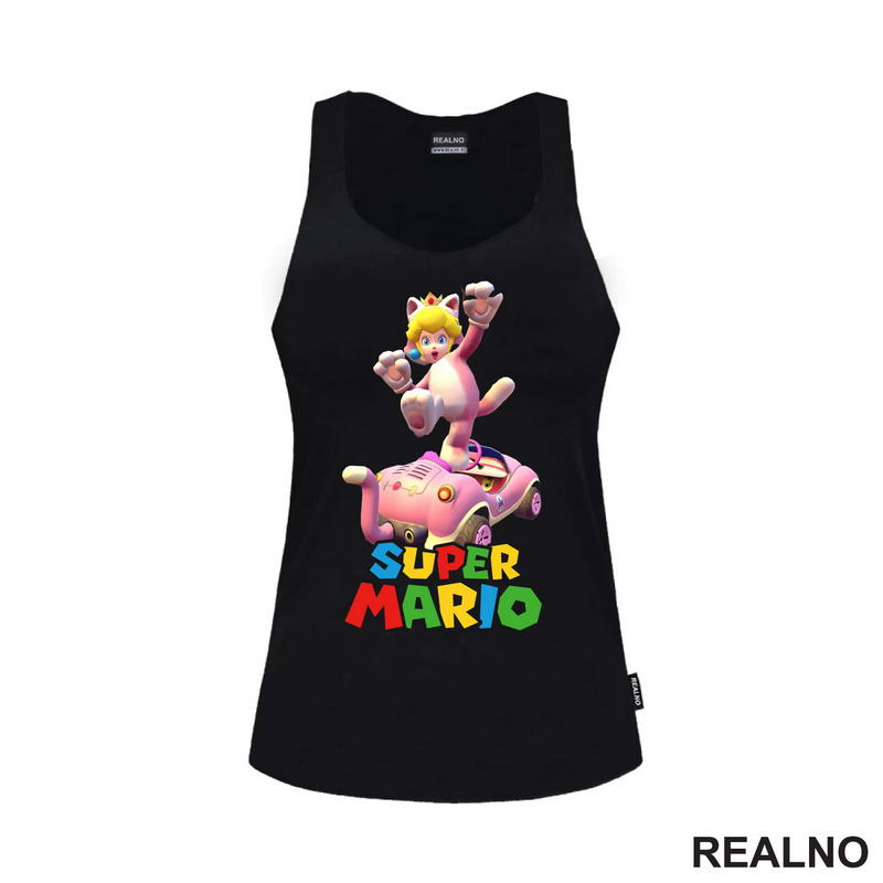 Princeza Breskvica - Mačka - Cat Peach - Super Mario - Majica