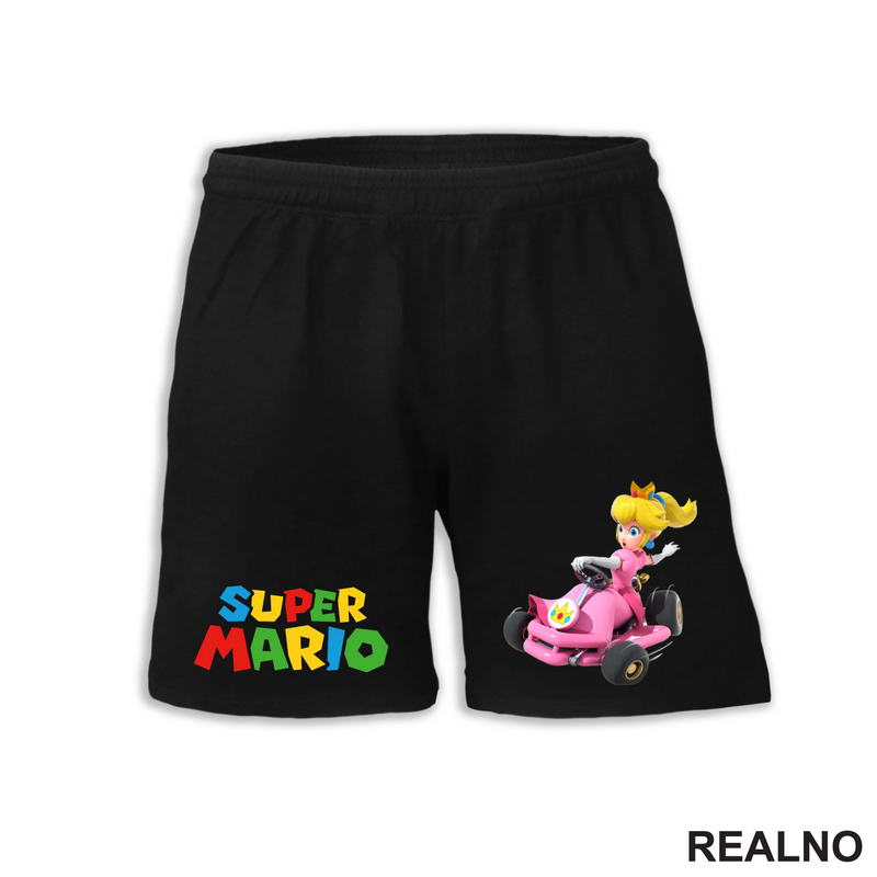 Princeza Breskvica - Princess Peach - Vozi karting - Super Mario - Majica