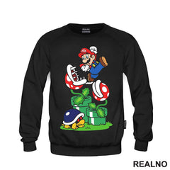 Izbegavanje zamki - Biljka Mesožderka - Super Mario - Majica