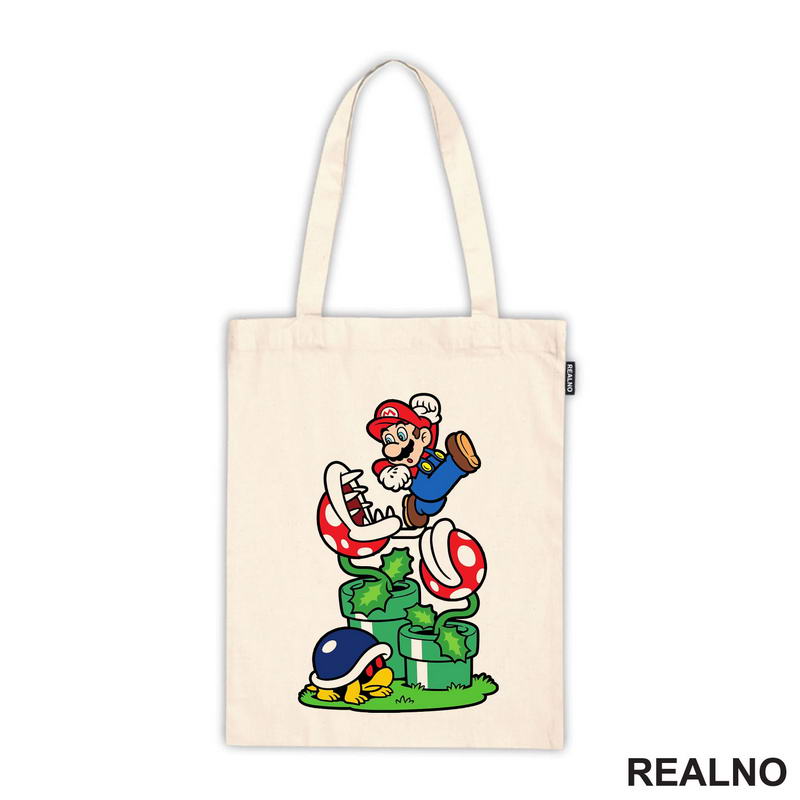 Izbegavanje zamki - Biljka Mesožderka - Super Mario - Majica
