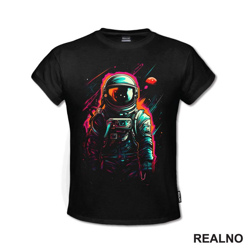 Colorful Astronaut - Space - Svemir - Majica