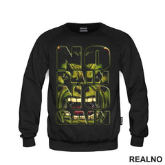 No Pain No Gain - Hulk - Green - Trening - Majica