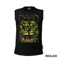 No Pain No Gain - Hulk - Green - Trening - Majica