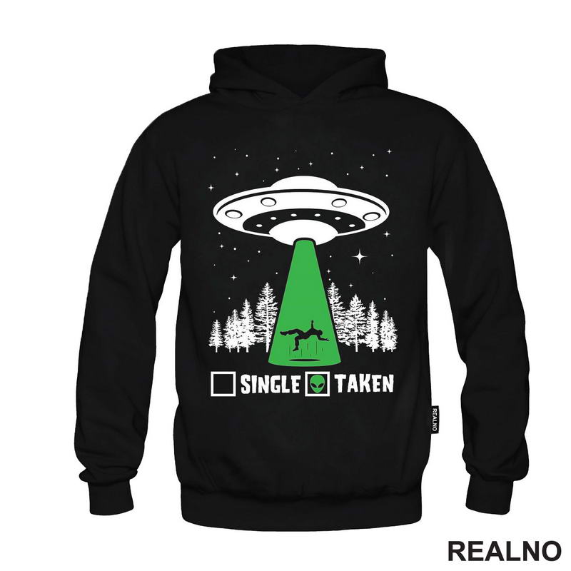 Single - Taken - Aliens - Vanzemaljici - Humor - Majica
