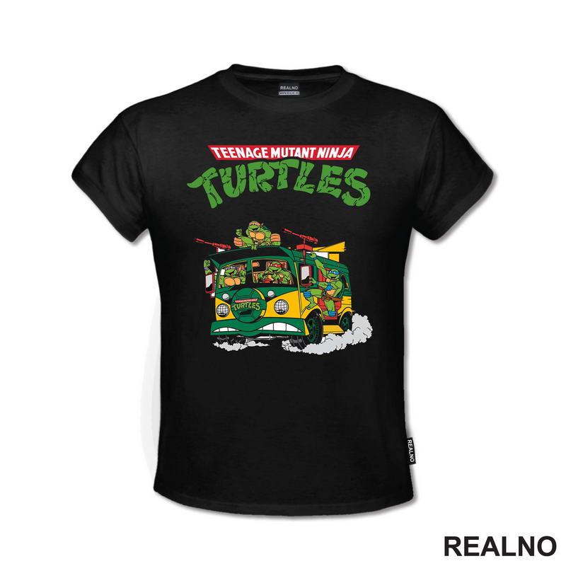 Logo And Turtle Van - Nindža Kornjače - Majica