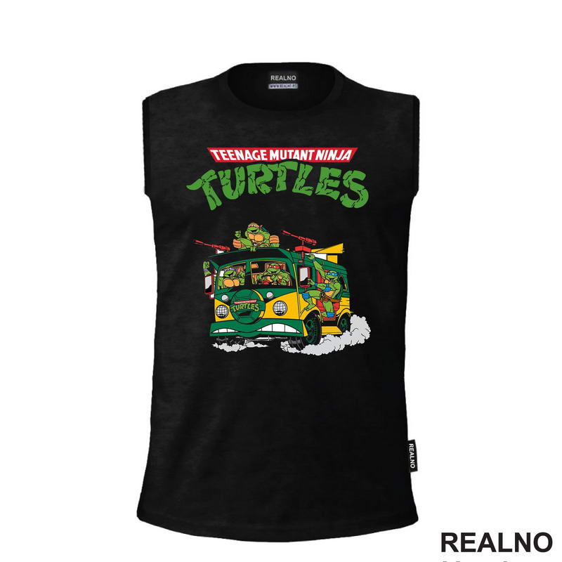 Logo And Turtle Van - Nindža Kornjače - Majica
