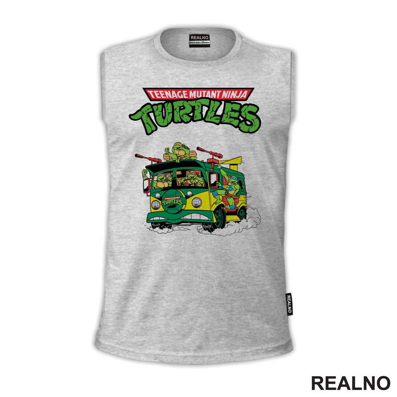 Logo And Turtle Van - Nindža Kornjače - Majica