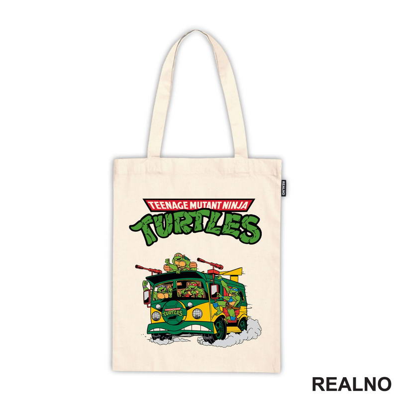 Logo And Turtle Van - Nindža Kornjače - Majica