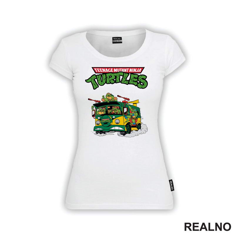 Logo And Turtle Van - Nindža Kornjače - Majica