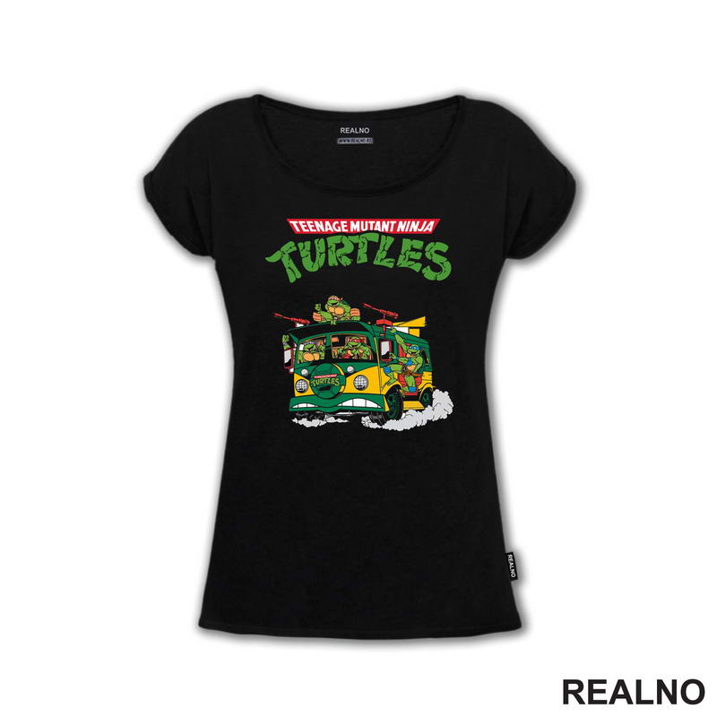 Logo And Turtle Van - Nindža Kornjače - Majica