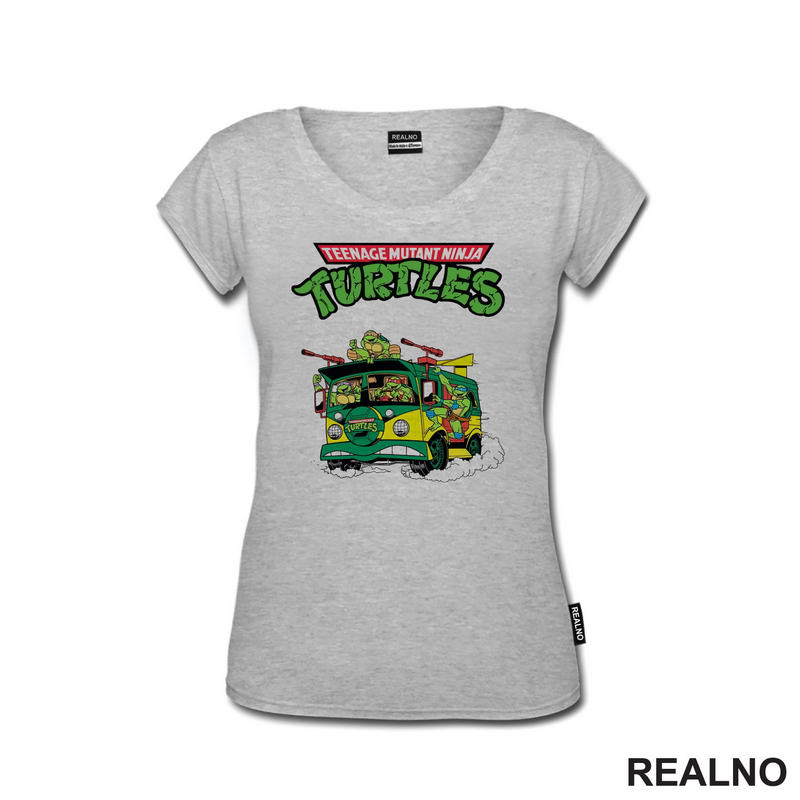 Logo And Turtle Van - Nindža Kornjače - Majica