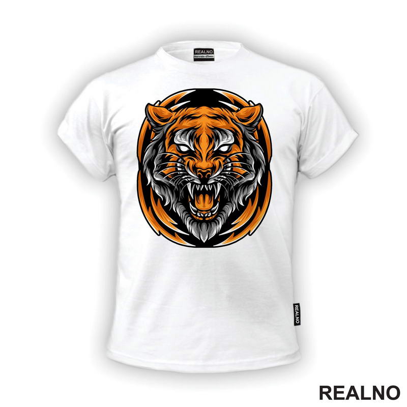 Angry Tiger - Colors - Tigar - Životinje - Majica