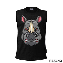 Angry Head Rhinoceros - Nosorog - Životinje - Majica
