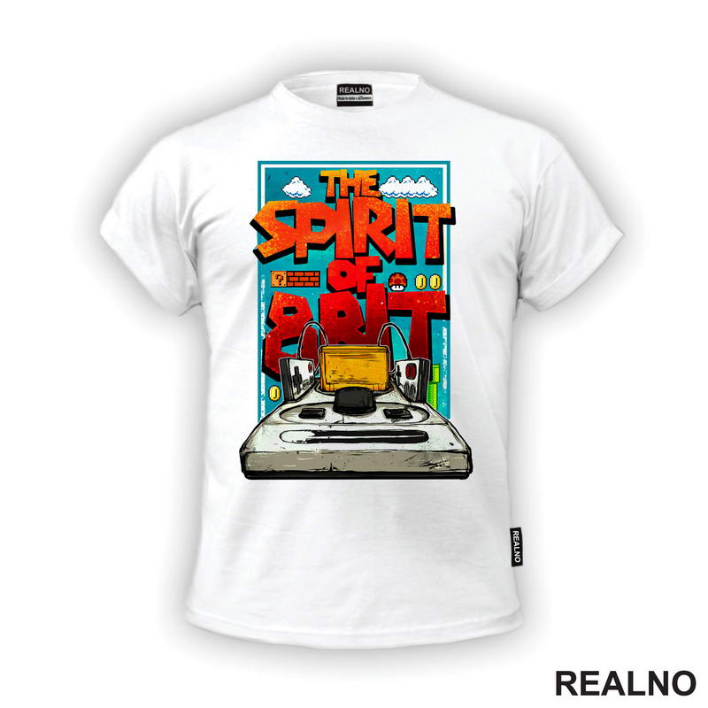 The Spirit Of 8bit - Colors - Nintendo - Game - Majica