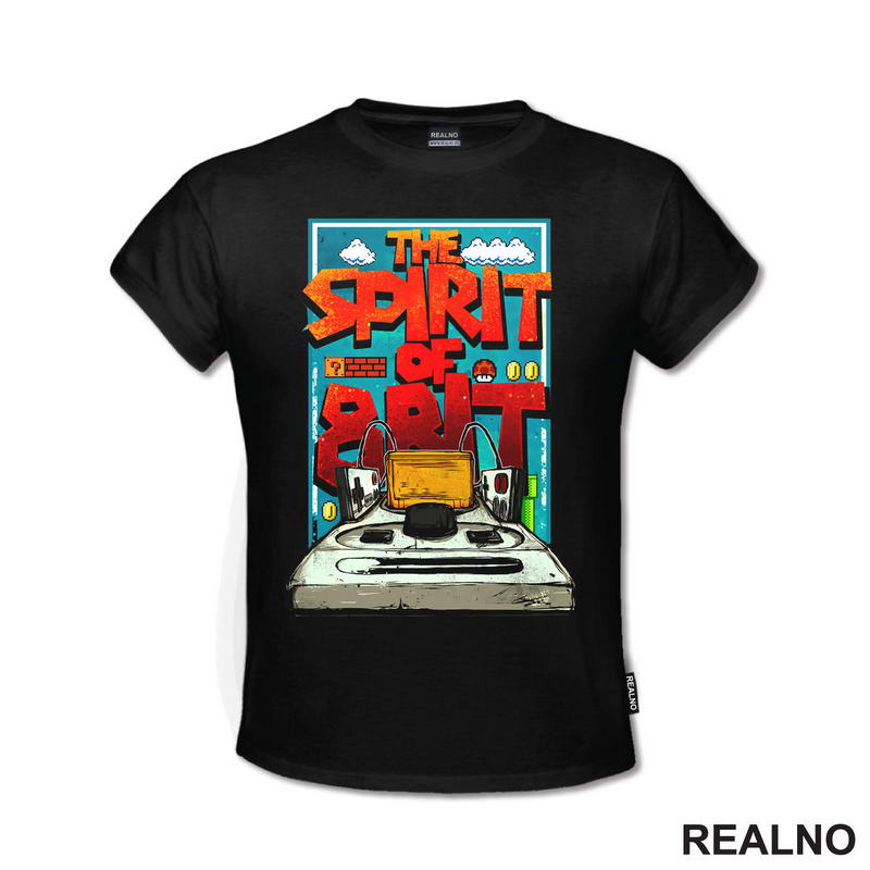 The Spirit Of 8bit - Colors - Nintendo - Game - Majica