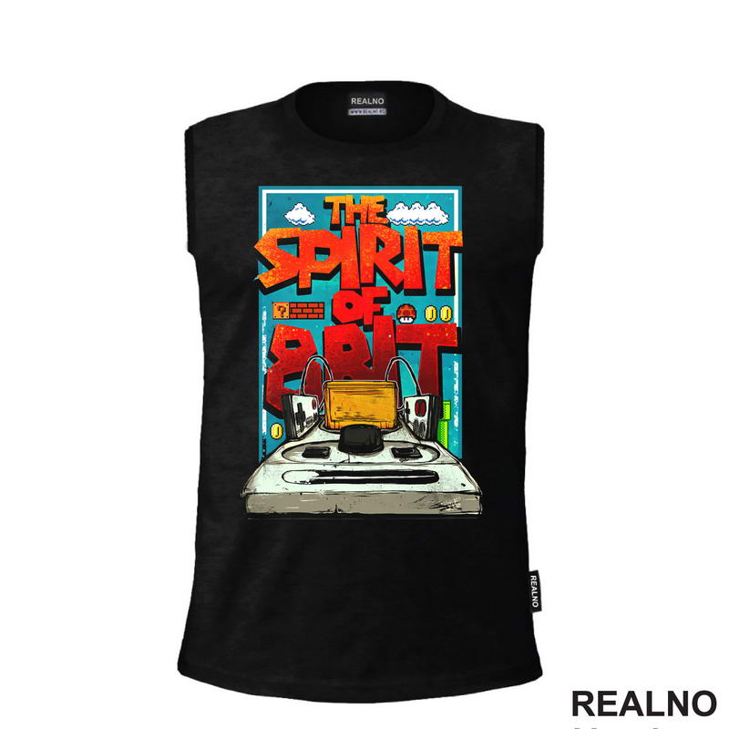 The Spirit Of 8bit - Colors - Nintendo - Game - Majica