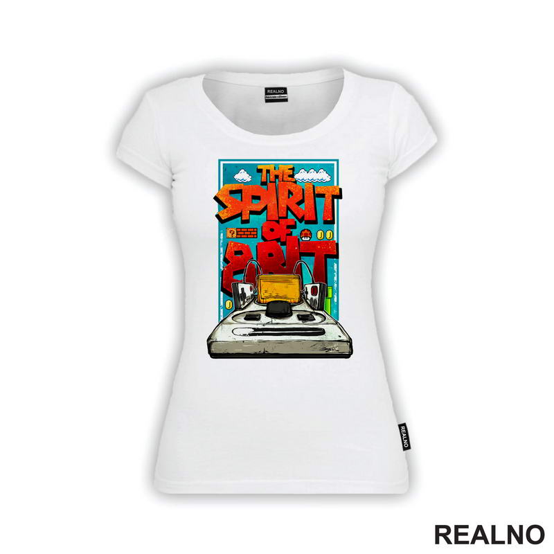 The Spirit Of 8bit - Colors - Nintendo - Game - Majica