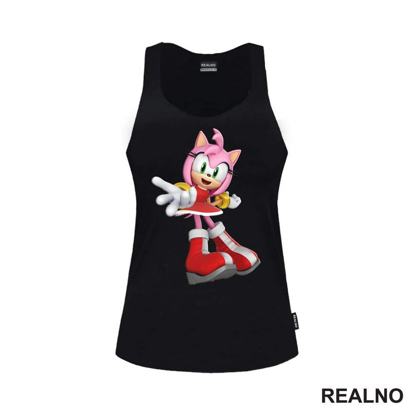 Amy Rose Portrait - Sonic - Majica