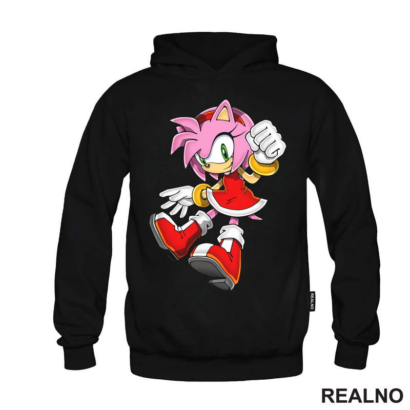 Amy Rose - Skok - Sonic - Majica