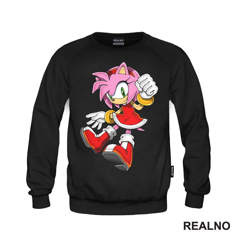 Amy Rose - Skok - Sonic - Majica