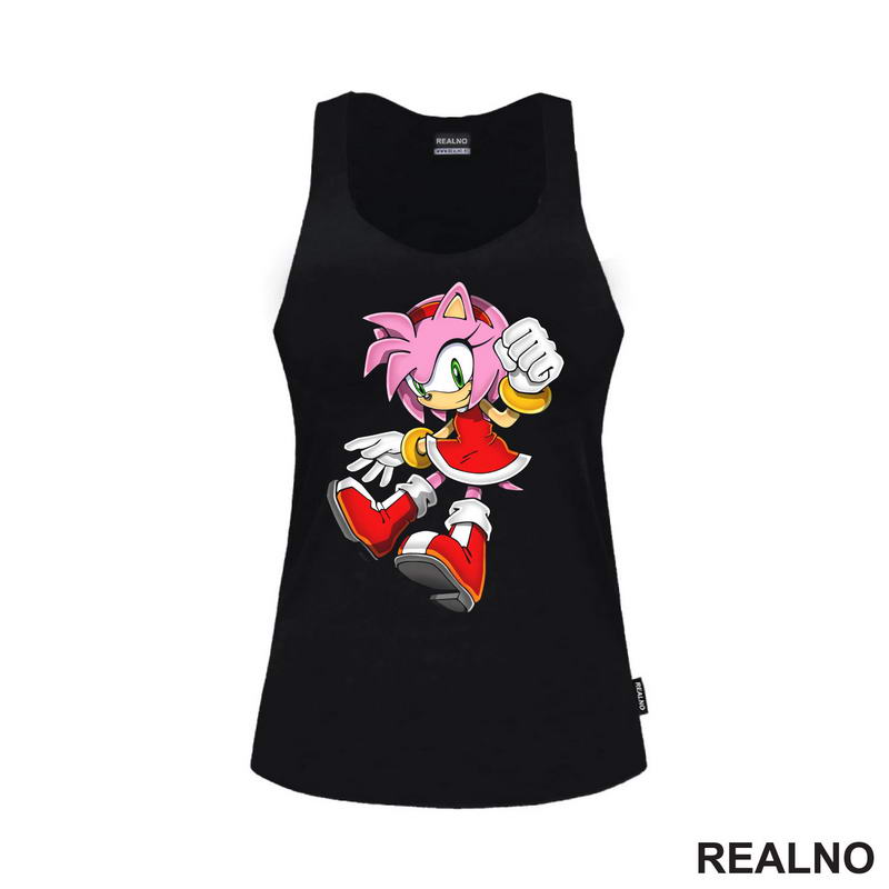 Amy Rose - Skok - Sonic - Majica