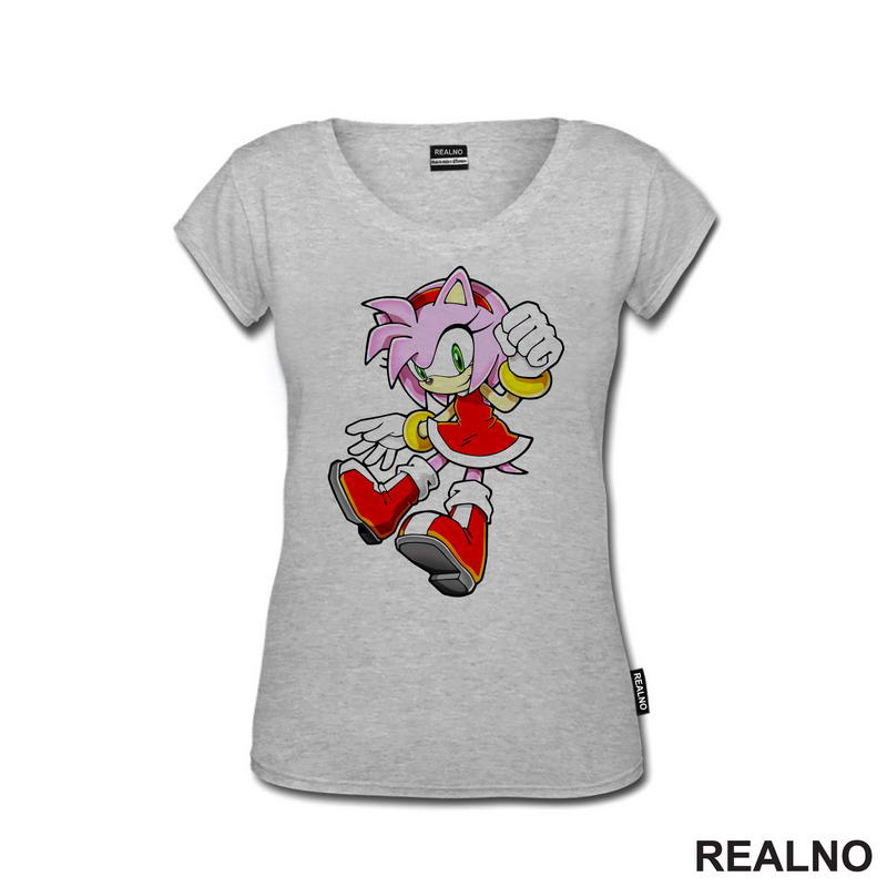 Amy Rose - Skok - Sonic - Majica