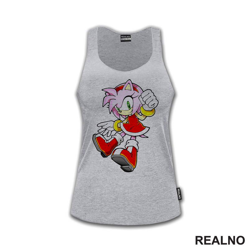 Amy Rose - Skok - Sonic - Majica