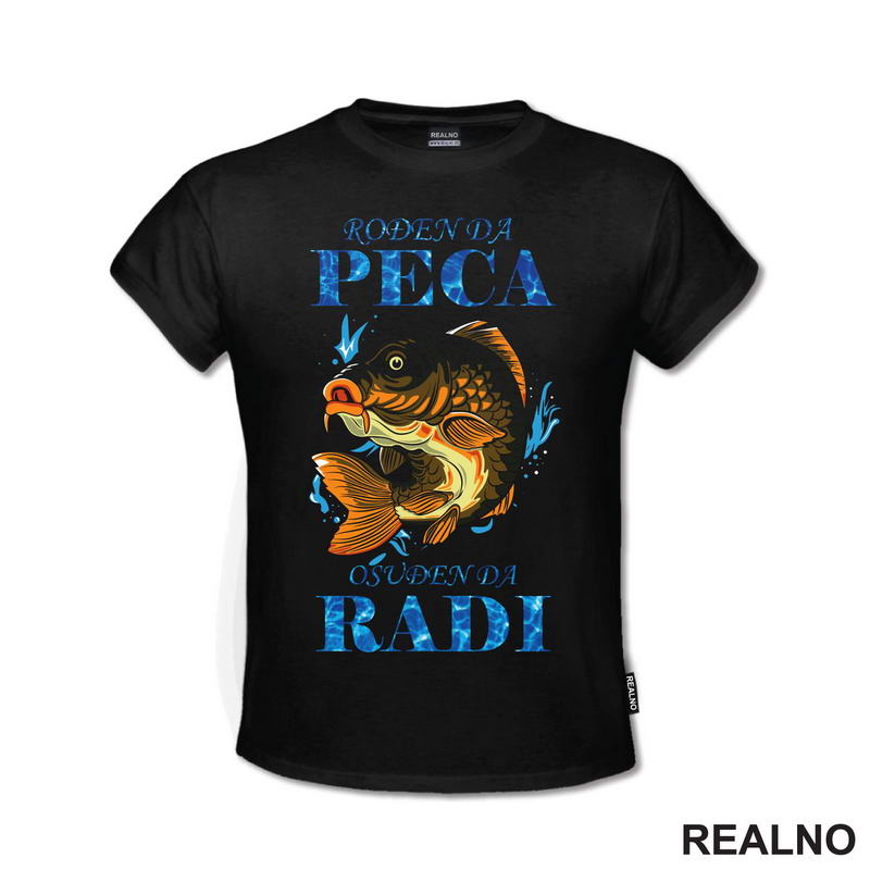 OUTLET Crna muška majica veličine 3XL - PEC - 10059